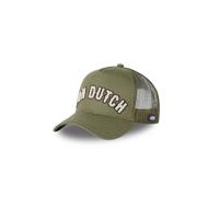 Von Dutch - Cappellino trucker verde con logo bouclé No Size