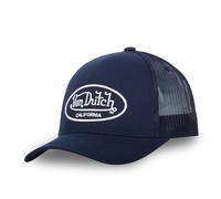 Von Dutch Cappello da uomo e da donna regolabile, berretto Trucker LOF, regolabile con strapback, blu/bianco, Taglia unica