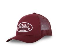 Von Dutch Cappellino da uomo e donna, berretto Trucker LOFB, regolabile, Bordeaux/bianco, Taglia Unica
