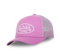 Von Dutch Cappellino da uomo e donna, berretto Trucker LOFB, regolabile, rosa/bianco, Taglia Unica