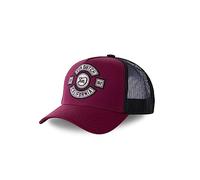 Von Dutch Berretto da uomo e donna, berretto Trucker regolabile e autentico, rosso, Taglia Unica