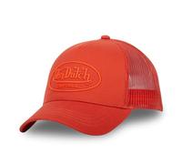 Von Dutch Cappello da uomo e donna, berretto Trucker LOG, regolabile, arancione, Taglia Unica