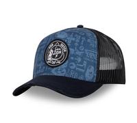 Von Dutch Cappello da uomo e donna, berretto Trucker LOG, regolabile, blu/nero, Taglia Unica