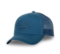 Von Dutch Cappello da uomo e donna, berretto Trucker LOG, regolabile, blu, Taglia Unica