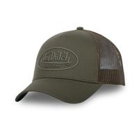 Von Dutch Cappello da uomo e donna, berretto Trucker LOG, regolabile, cachi., taglia unica