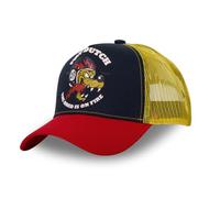 Von Dutch Cappello da uomo e donna, Wolf, berretto da camionista regolabile con snapback, blu, rosso, giallo, taglia TU, blu, Taglia Unica