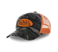 Von Dutch Casquette Camouflage Militaire Filet Orange Adulte