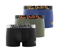 Von Dutch Vd/1/Bc/Pk3 Boxer Corti, Cachi/Arancione/Grigio/Blu Marino/Nero/Giallo, XXL (Pacco da 3) Uomo