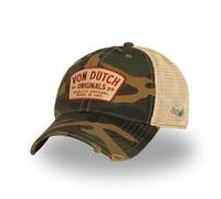 Von Dutch Snapback - Cappellino da uomo e da donna, con cappuccio regolabile, Cachi/Beige/Marrone, Taglia unica