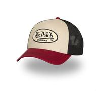 Von Dutch Snapback - Cappellino da uomo e da donna, con cappuccio regolabile, Nero/Beige/Bordeau, Taglia unica