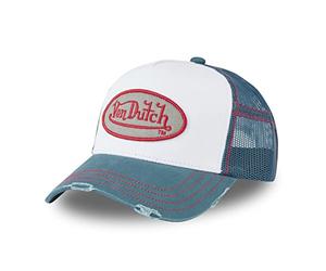 Von Dutch Women’S Trucker cap with Mesh Unisex Cappello Blu/Bianco