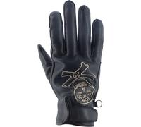 Von Dutch X Helstons Bones Guanti Moto traforati, nero, taglia 2XL per maschi