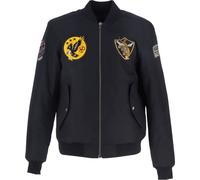 Von Dutch X Helstons Fight Giacca tessile da moto, nero, taglia 3XL per maschi