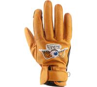 Von Dutch X Helstons Vision Guanti Moto traforati, nero-oro, taglia 4XL per maschi