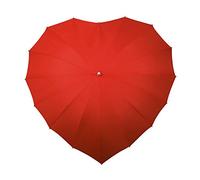 VON LILIENFELD® Ombrello Donna Classico Lungo Matrimonio Parasole Cuore rosso