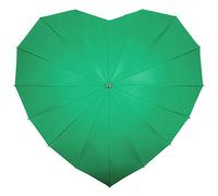 VON LILIENFELD® Ombrello Donna Classico Lungo Matrimonio Parasole Cuore verde