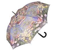 VON LILIENFELD® Ombrello Fiore Arte Claude Monet Ninfee Pioggia Lungo Classico Automatico Donna