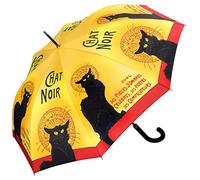 VON LILIENFELD® Ombrello Pioggia Lungo Classico Automatico Donna Arte Gatto Chat Noir