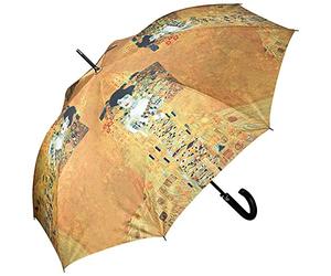 VON LILIENFELD® Ombrello Pioggia Lungo Classico Automatico Donna Arte Gustav Klimt: Adele