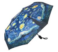 VON LILIENFELD Ombrello tascabile Vincent van Gogh Stella Notte Arte Antivento Accensione Automatica Stabile Leggero Compatto, multicolore, L50/D100