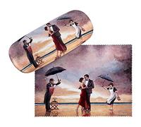 VON LILIENFELD Portaocchiali Regalo Astuccio Occhiali Amore Leggero Stabile Colorato Compatto Donna Uomo Motivo Arte Theo Michael: Hommage to the Singing Butler