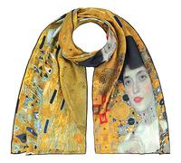 VON LILIENFELD® Scialle Seta Sciarpa Donna Accesorio Satin Arte Gustav Klimt: Adele