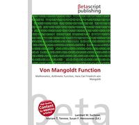 Von Mangoldt Function: Mathematics, Arithmetic Function, Hans Carl Friedrich von Mangoldt