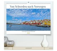 Von Schweden nach Norwegen mit dem Wohnmobil unterwegs (hochwertiger Premium Wandkalender 2026 DIN A2 quer), Kunstdruck in Hochglanz: Entlang der Westküste Schwedens nach Norwegen