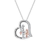VONALA Collana con ciondolo a tre sorelle, in argento Sterling 925, per 3 anni, Argento sterling