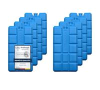 VonBueren 2-8 ghiaccioli per Borsa frigo e per raffrescatore | 12h di Raffreddamento | ca. 200 g ghiaccetto Freezer | ca. 8,1 x 15,2 x 2,2 cm per mattonella Ghiaccio | Anche per Contenitore frigo (8)