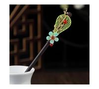 VONCYKI 1 pz bastone per capelli in legno stile cinese fiore forcina con nappa elegante signora clip per capelli accessori per capelli vintage (16)