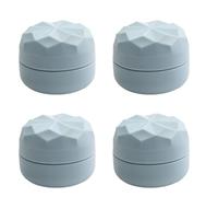 VONCYKI 4 contenitori vuoti da viaggio in silicone a tenuta stagna, 20 ml, contenitori vuoti per crema viso, contenitori multifunzione per lozioni, creme, articoli da toeletta, cosmetici, Blu