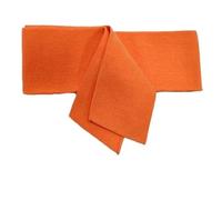 VONCYKI 7 x 85 cm filato di cotone tinto tinta unita polsino elastico fai da te in cotone lavorato a maglia tessuto a coste per orlo primavera autunno giacche accessori abbigliamento (arancione)