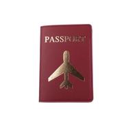 VONCYKI Coppie di amanti passaporto stampa a caldo semplice aereo donne uomini viaggio matrimonio passaporto titolare moda regalo di nozze, 24, Taglia unica