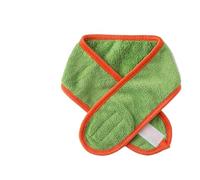 VONCYKI Fascia per capelli in pile di corallo con adesivo magico, fascia elastica per capelli, accessorio per capelli per salone di bellezza, spa, doccia, colore verde