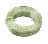 VONCYKI Filo di alluminio pieghevole per la creazione di gioielli fai da te, collane, bracciali, lavori manuali per perline, 0,6 mm, 0,8 mm, 1 mm, 1,5 mm, 2 mm, 2,5 mm, 3 mm (verde chiaro, 0,8 mm