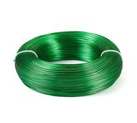VONCYKI Filo di alluminio pieghevole per la creazione di gioielli fai da te, collane, bracciali, lavori manuali, filo per perline, 0,6 mm, 0,8 mm, 1 mm, 1,5 mm, 2 mm, 2,5 mm, 3 mm (verde, 0,8 mm circa