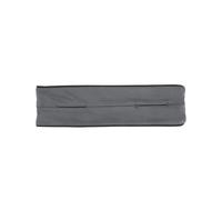 VONCYKI Marsupio da corsa da donna da uomo marsupio multifunzione invisibile da corsa marsupio portatile da viaggio all'aperto borsa sportiva, grigio, L