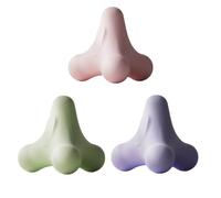 VONCYKI Massaggio a cono in silicone per rilassamento muscolare,Palla per massaggio a fascia quadrata,Spalla da massaggio plantare (b)