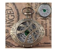 VONCYKI Orologio da tasca creativo retrò semplice orologio da tasca creativo antico orologio da tasca personalità, Marrone, misura unica