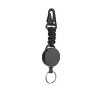 VONCYKI Portachiavi retrattile in filo metallico Tirare Badge Reel ID Lanyard Nome Tag Card Badge Holder Bobine Recoil Catena Clip Outdoor Portachiavi, L, Taglia unica