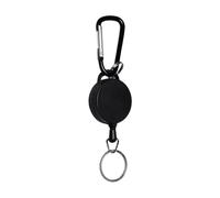 VONCYKI Portachiavi retrattile in filo metallico Tirare Badge Reel ID Lanyard Nome Tag Card Badge Holder Bobine Recoil Catena Clip Outdoor Portachiavi, C, Taglia unica
