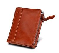 VONCYKI Portamonete Più Nuovo Commercio All'ingrosso Portafogli Genuino Mucca Personalizzato Breve Titolari di Carte In Pelle Uomo Borsa Marca Maschio Portafoglio (Arancion