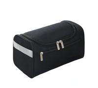 VONCYKI Uomini Vintage Lusso Toiletry Bag Viaggio Necessario Affari Cosmetici Casi di Trucco Maschile Appeso Organizzatore di Immagazzinaggio Bagsmakeup Bagsmakeup, Nero , alla moda