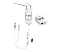 VONETS Ripetitore Bridge Mini WLAN industriale da 5 GHz, adattatore LAN a WLAN, bridge wireless converte la connessione RJ45 a wireless, 2 antenne esterne, VAP11S-5G con ventola di raffreddamento