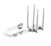 VONETS VBG1200 Mini Ponte Wireless Industriale Doppia Banda WIFI/Ripetitore/Router con 2,4 GHz/5 GHz e 4 antenne esterne, ideale per impianti industriali, SPS, robot