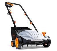 VonHaus Scarificatore/Aeratore/Rastrello Elettrico 1500W, Larghezza 32cm | Per Scarificare E Rastrellare Il Prato, Rimuove Feltro, Muschio E Foglie Secche, Arieggia Il Terreno, Cesto 30L, 4 Altezze