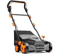 VonHaus Spazzolatrice per Erba Sintetica Elettrica, Spazzatrice Prato Sintetico, con Sacca di Raccolta, 5 Altezze Regolabili, Larghezza di Lavoro 330-380mm, Manico Pieghevole (1800 W - EU)