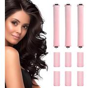 VONJUMA 3 Pcs Bigodino Lungo Per Boccoli Boccoli Capelli Senza Calore Heatless Curler Arricciatori Con Ganci Bigodino Morbidi Per Capelli Curler Per Capelli Lunghi Dormire Con 6 Mini Arrotolatore