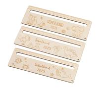 VONJUMA 3 Pezzi Righelli Di Tracciamento Per Dislessia Segnalibri Aiuto Per La Lettura Dei Bambini 1 Classe 2025 Scuola Bambino Personalizzato Legno Segnalibro Righello Da Lettura Per Inizio Della